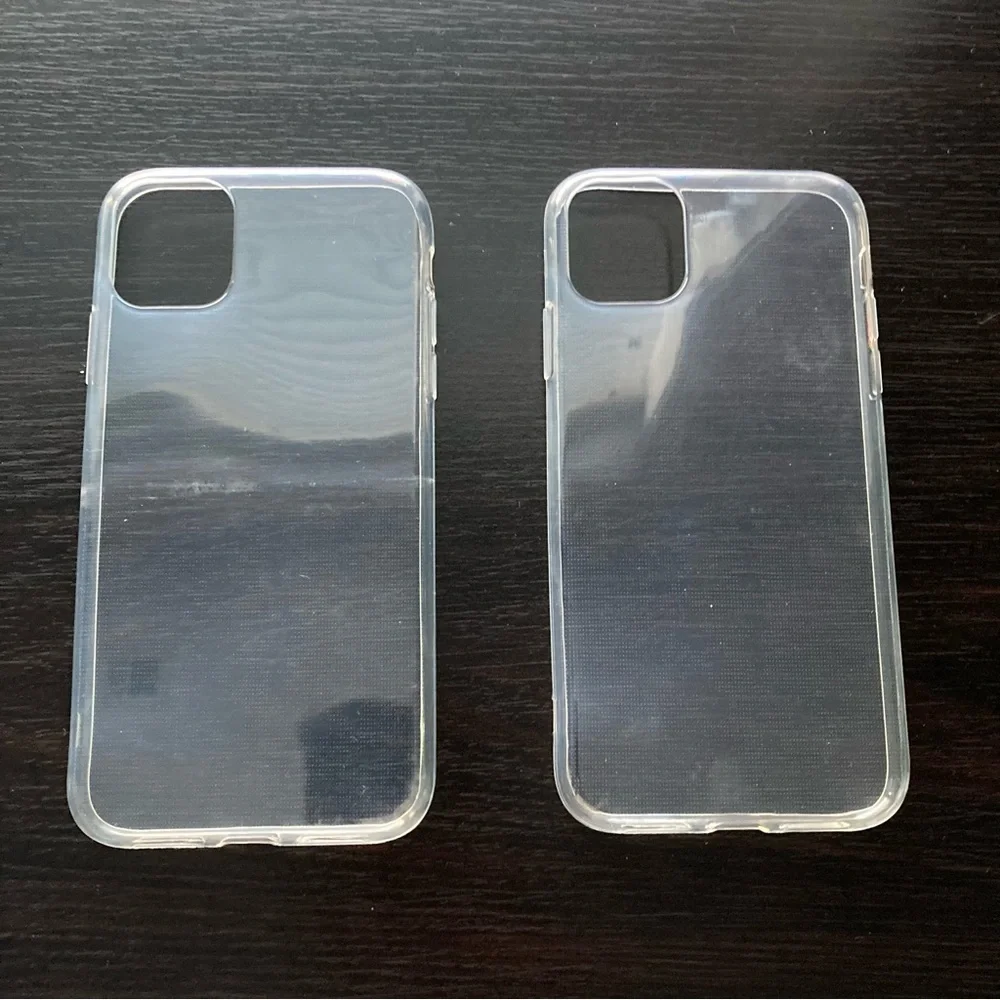 🆕 Apple iPhone 11 Pro Clear Transparent 5.8” Case Set of 2